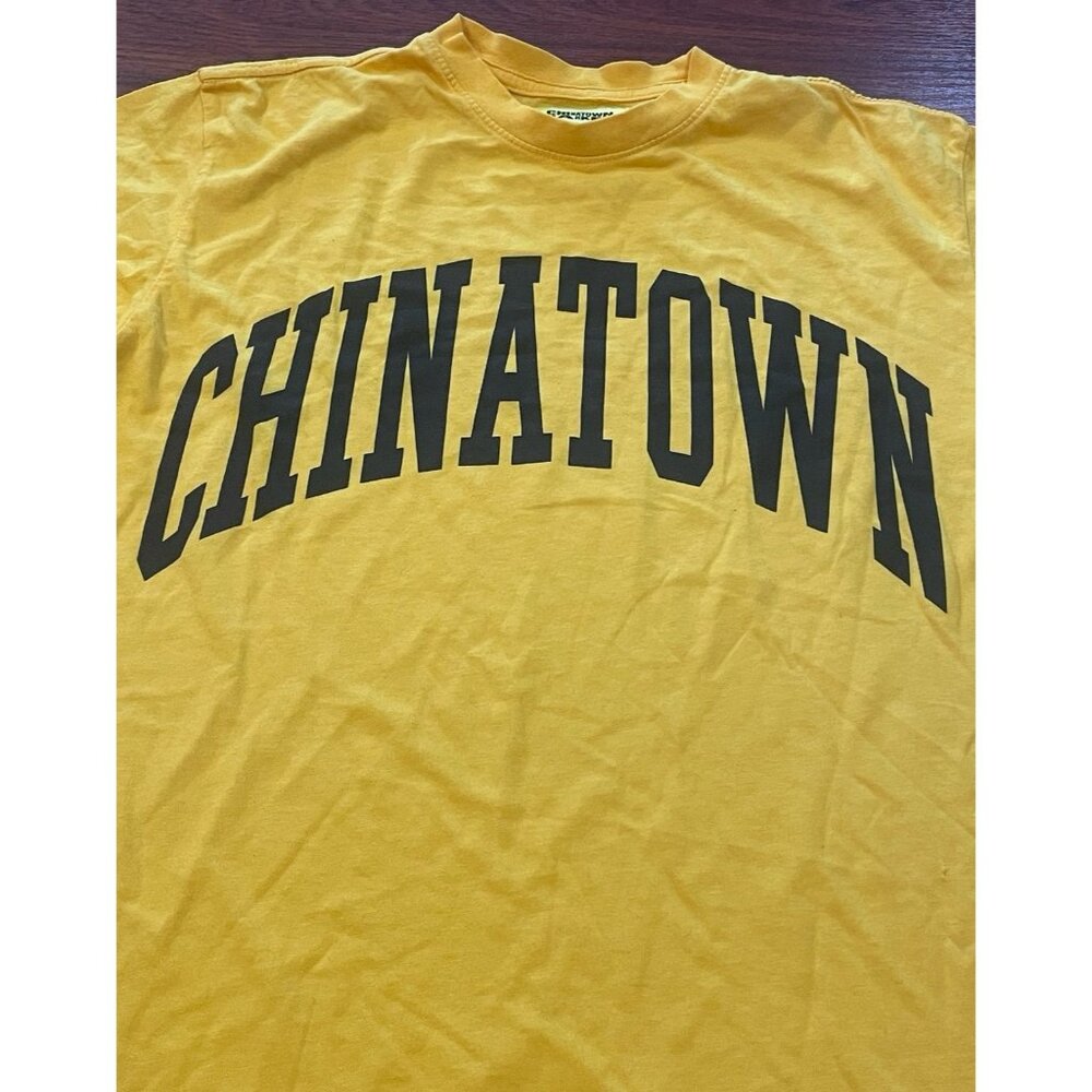 CHINATOWN MARKET YELLOW TEE SZ SMALL - Picture 5 of 6